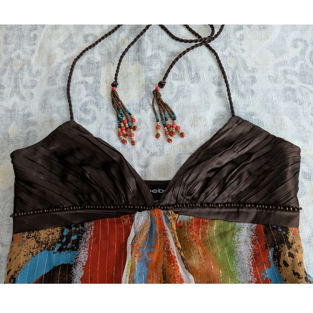 Bebe Y2k Vintage Silk Tank Top - Picture 16 of 16